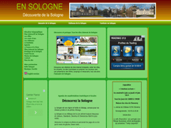screenshot du site internet ensologne
