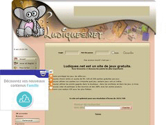 screenshot du site internet ludiques