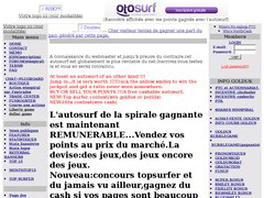 screenshot du site internet winspiral